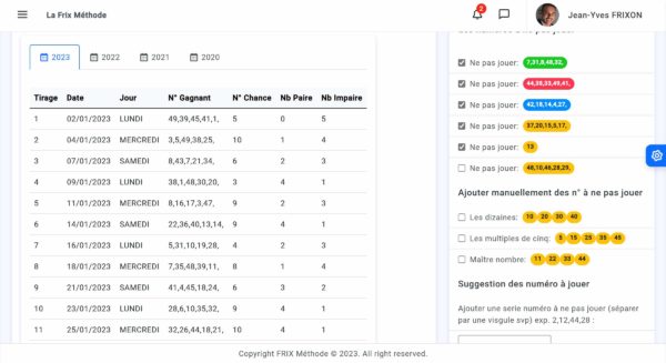 La FRIX méthode développée avec l'IA pour vous aider à gagner au loto. – Image 2